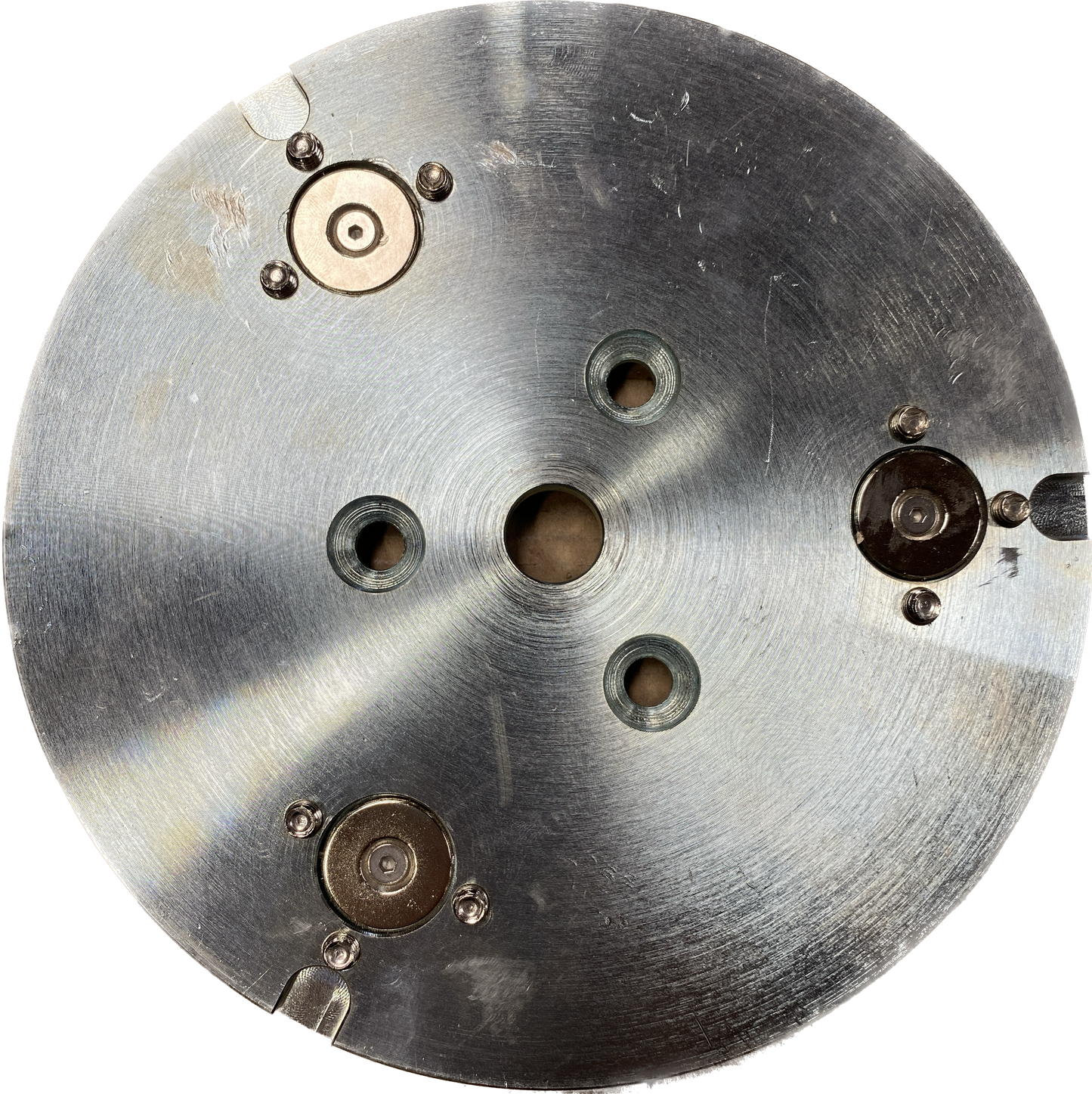 Chrome diamond mounting plate