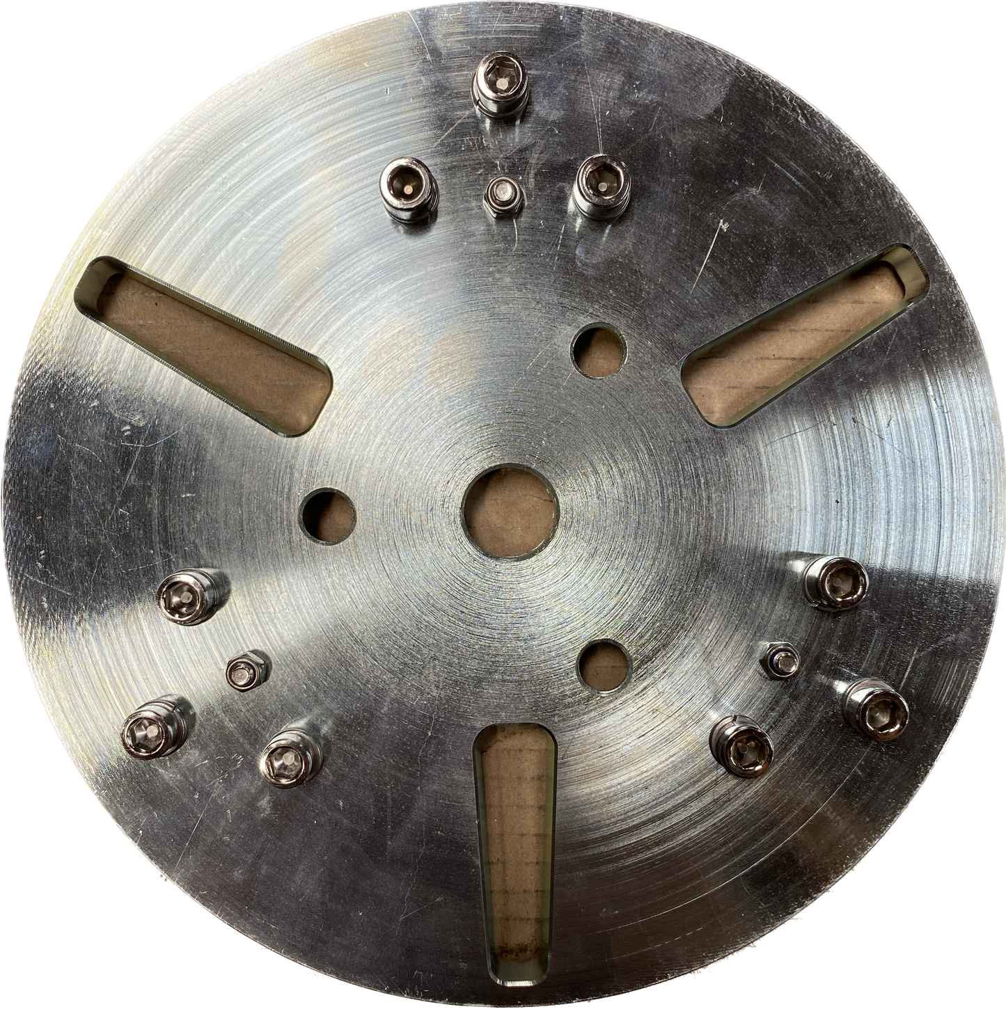Chrome diamond mounting plate