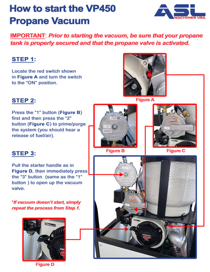 Gas or Propane Vacuum Without Pre-Separator *CALL FOR PRICING*