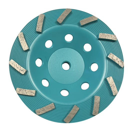 7" 12 Segment Green Cupwheel